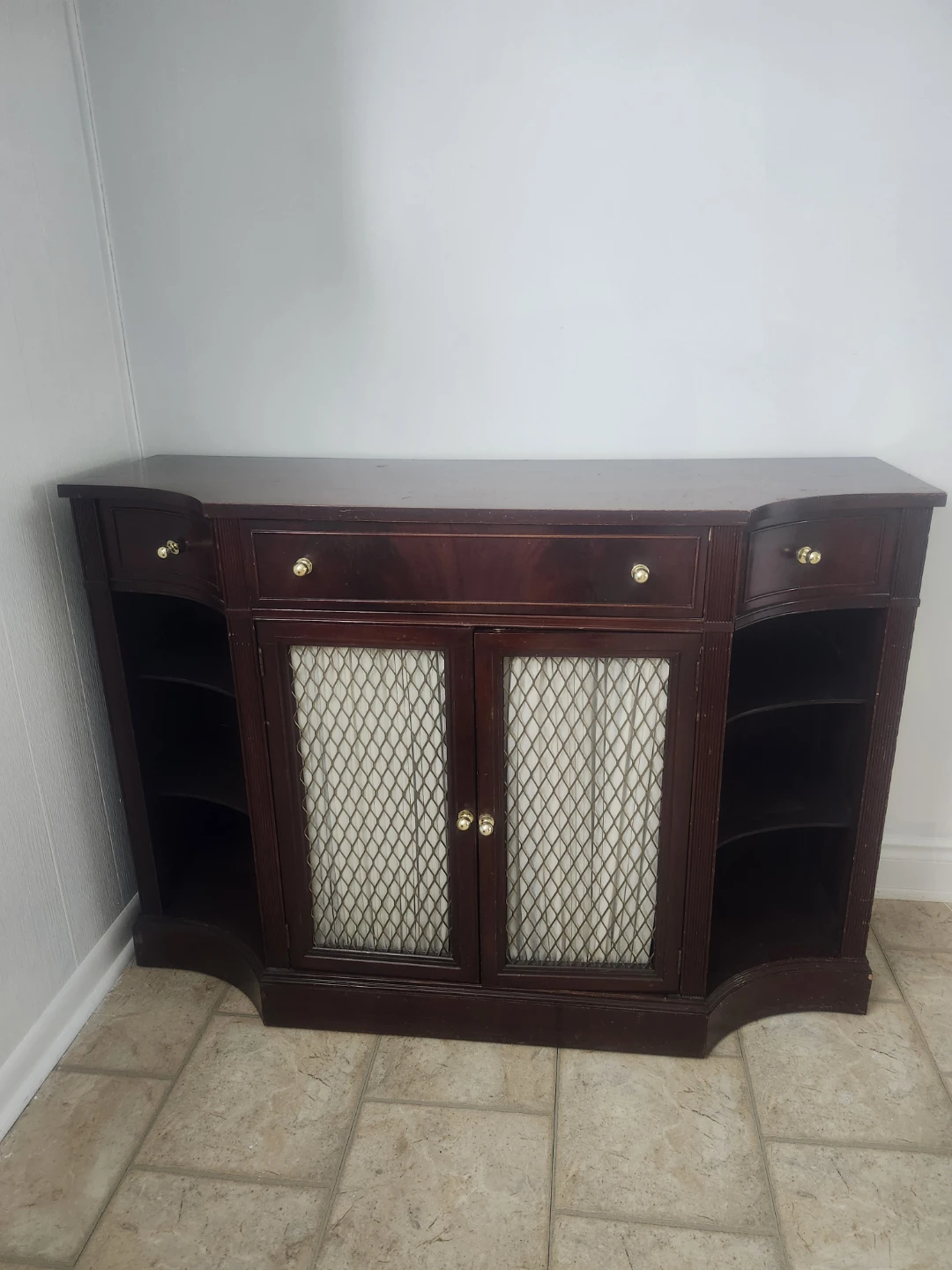 Dark Wood Bookshelf