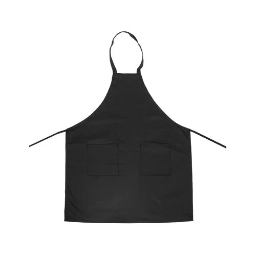 Black Adult Apron with Two Pockets