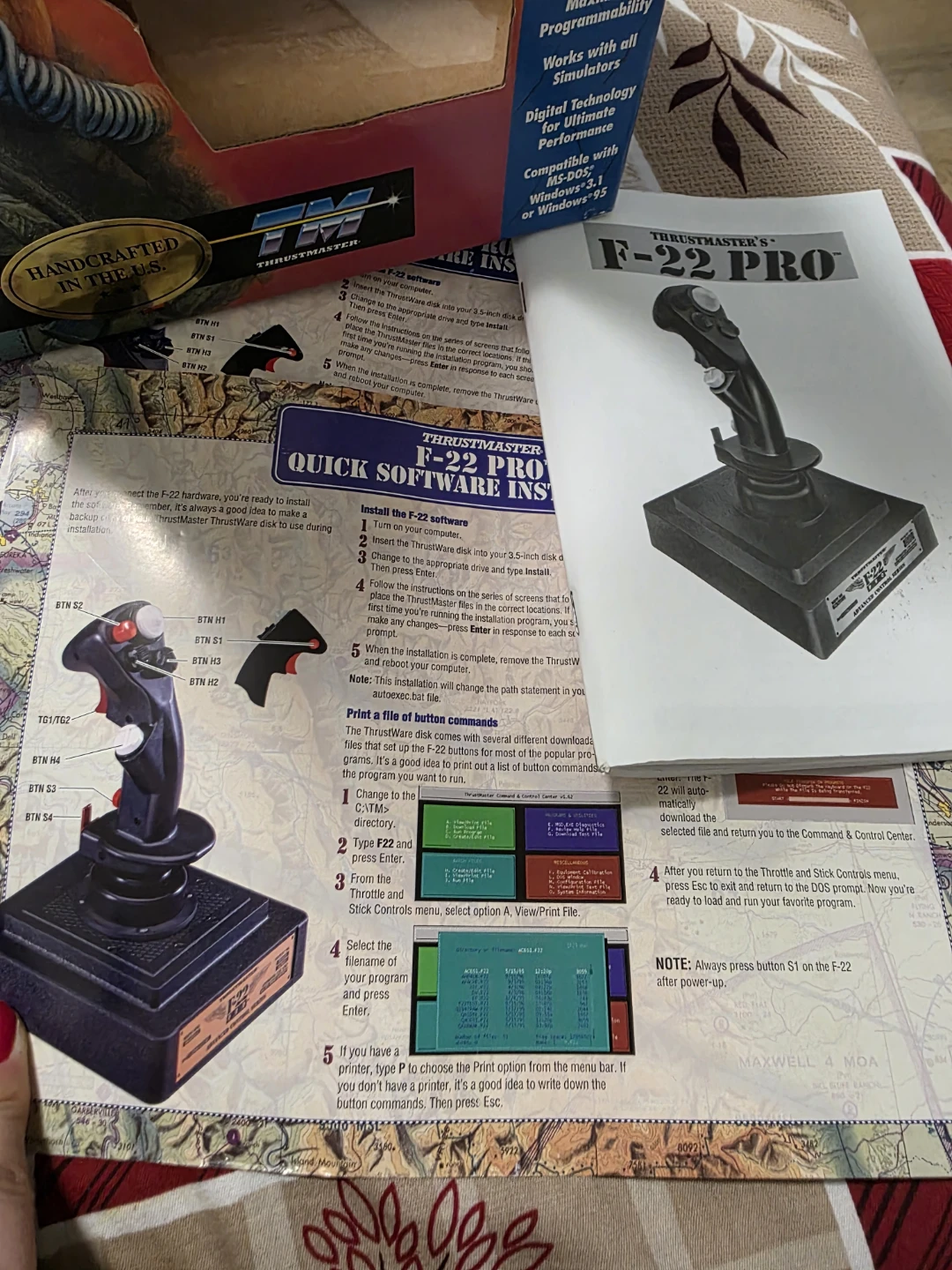 Antique Thrustmaster F-22 PRO Programmable Joystick - photo 4