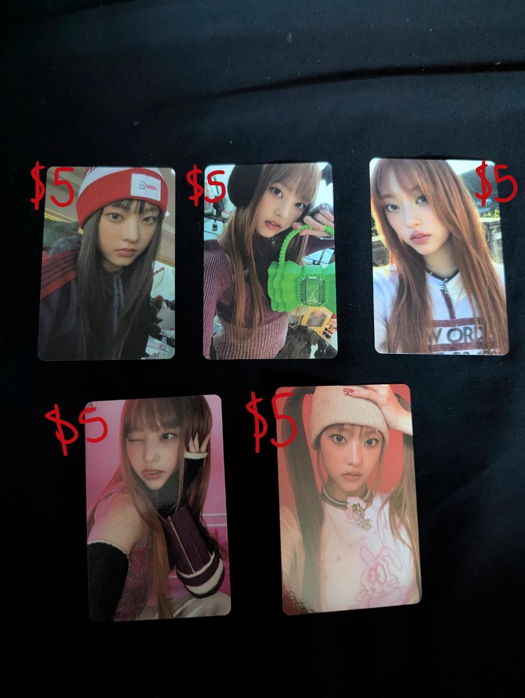 newjeans haerin photocard set!!