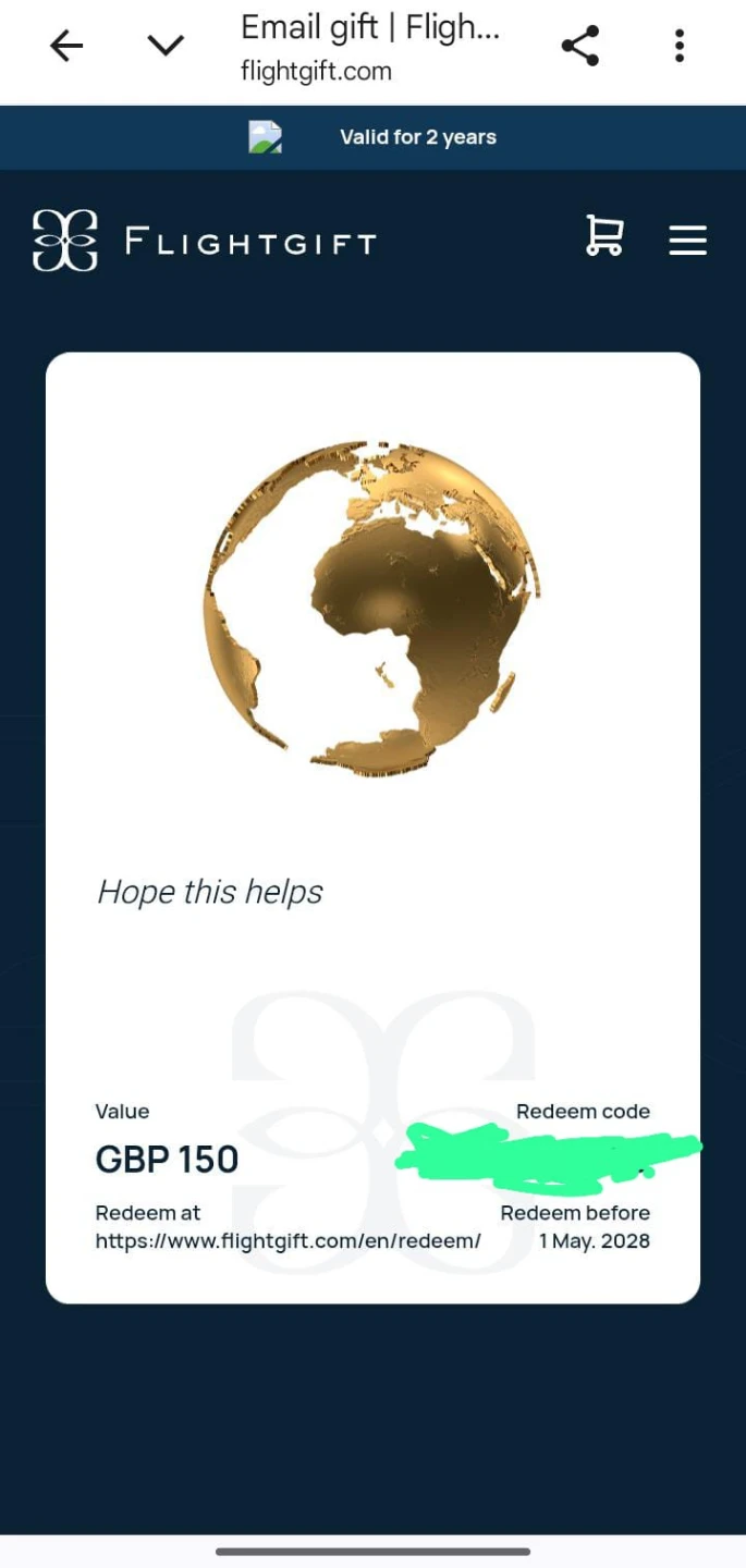 Flightgift GBP Gift Card - photo 2