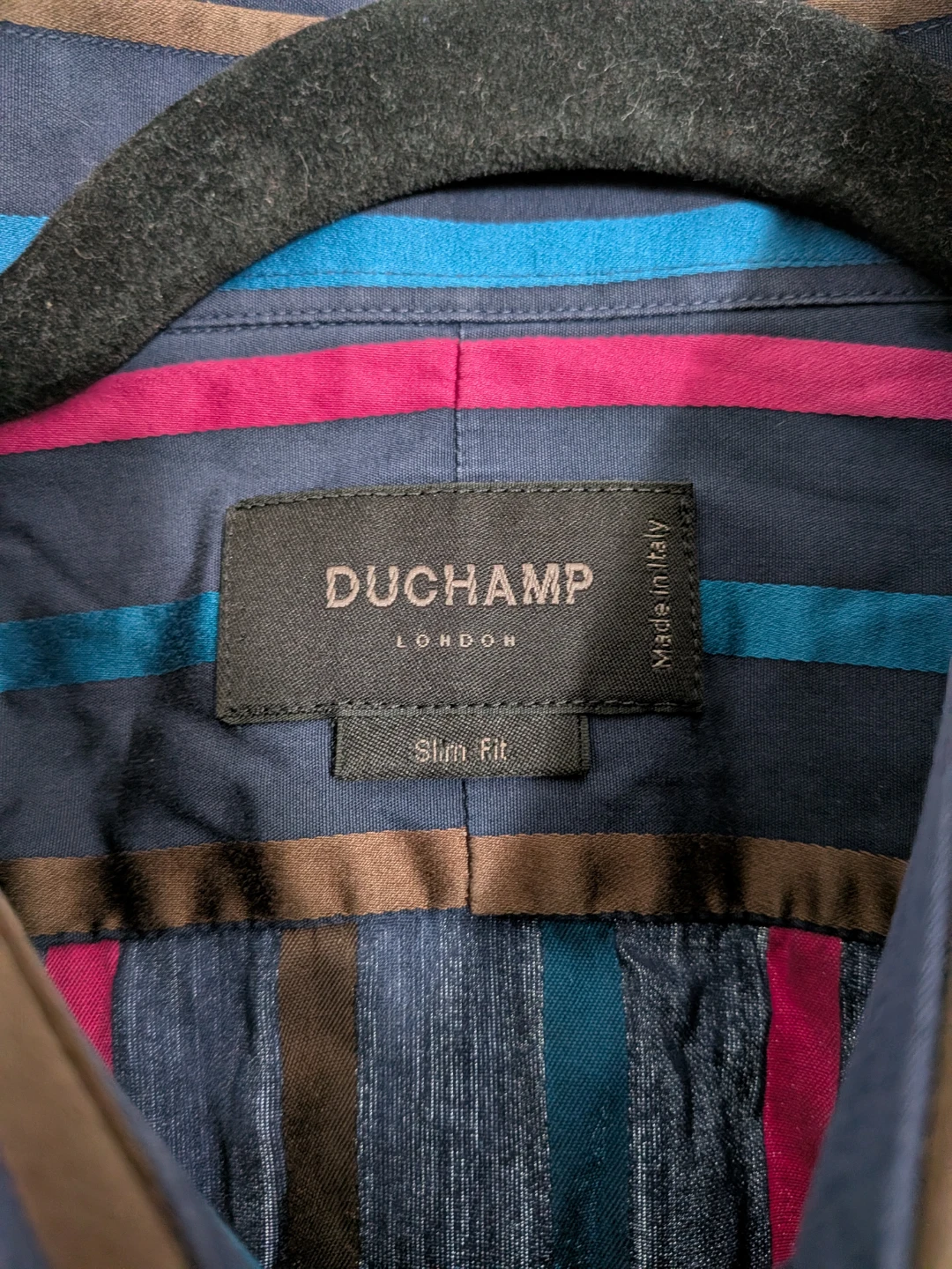 Duchamp London Striped Slim Fit Dress Shirt - photo 2
