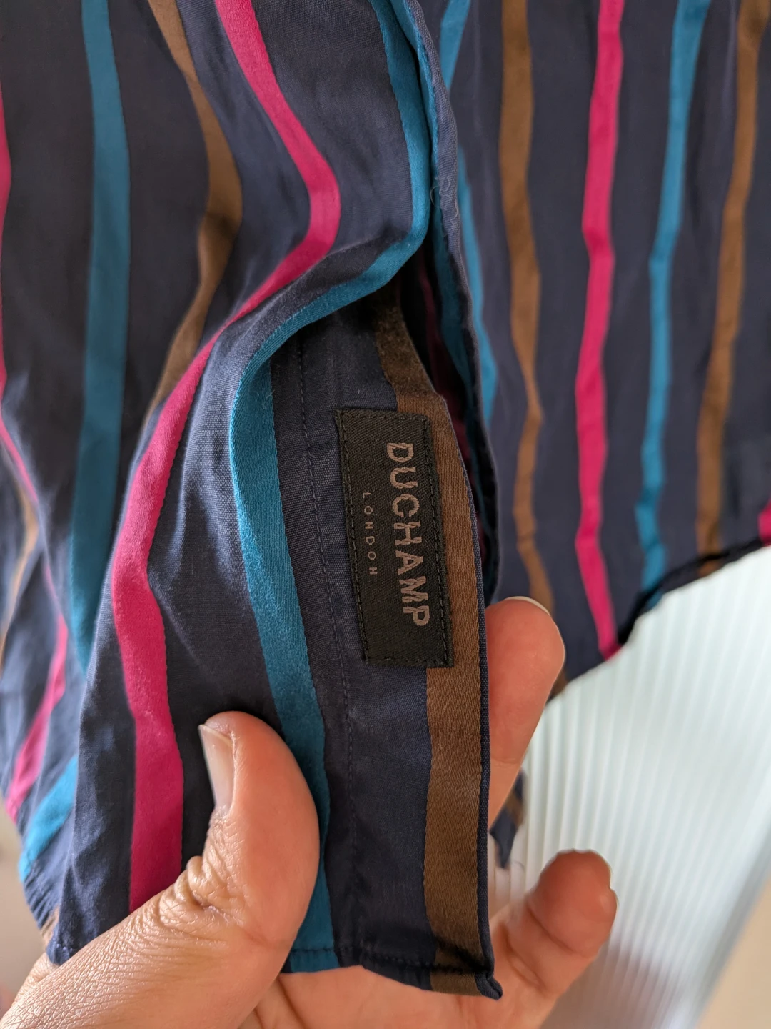 Duchamp London Striped Slim Fit Dress Shirt - photo 4