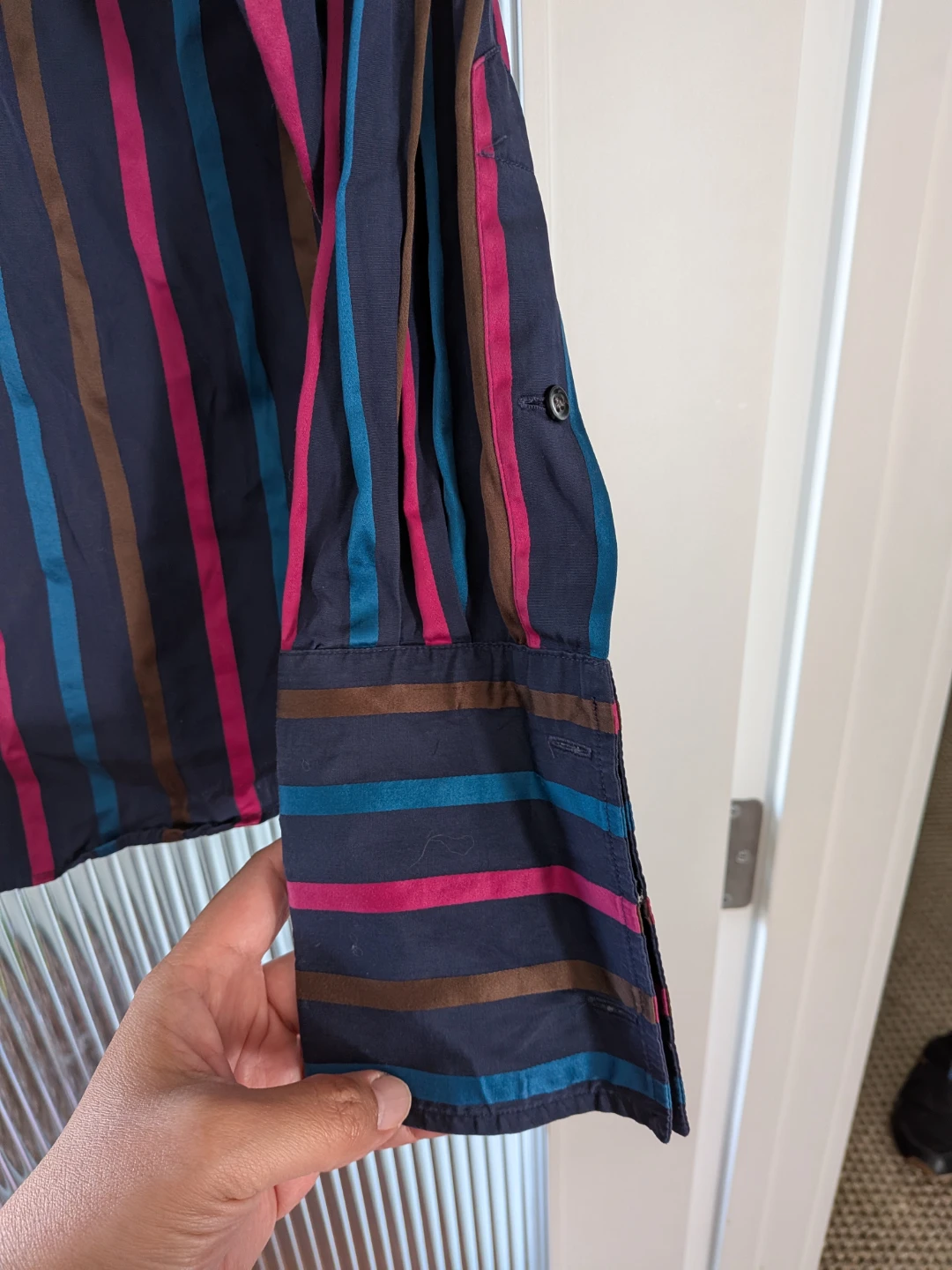 Duchamp London Striped Slim Fit Dress Shirt - photo 5