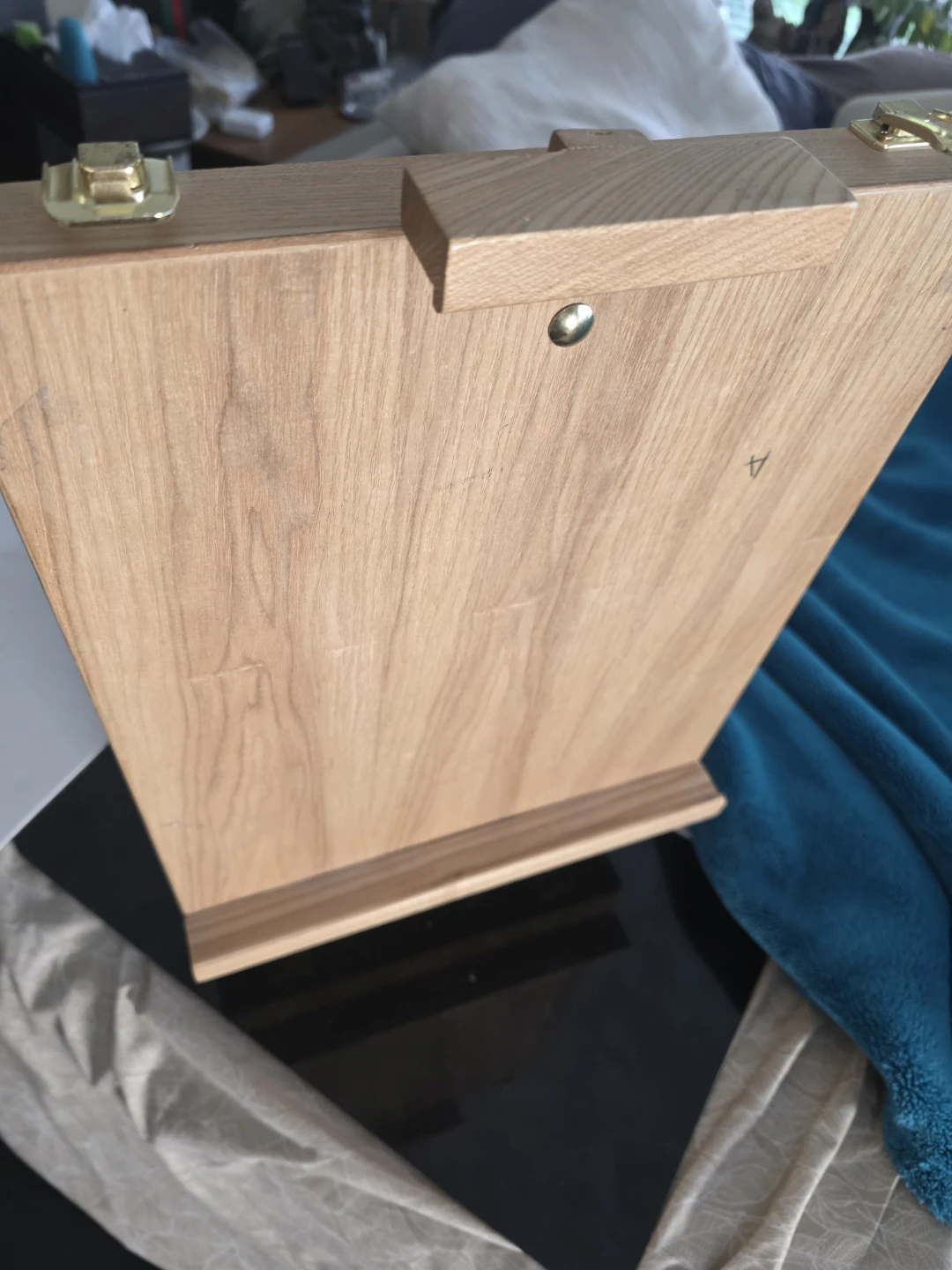 Travelling Wooden Art Box Easel Set - photo 3
