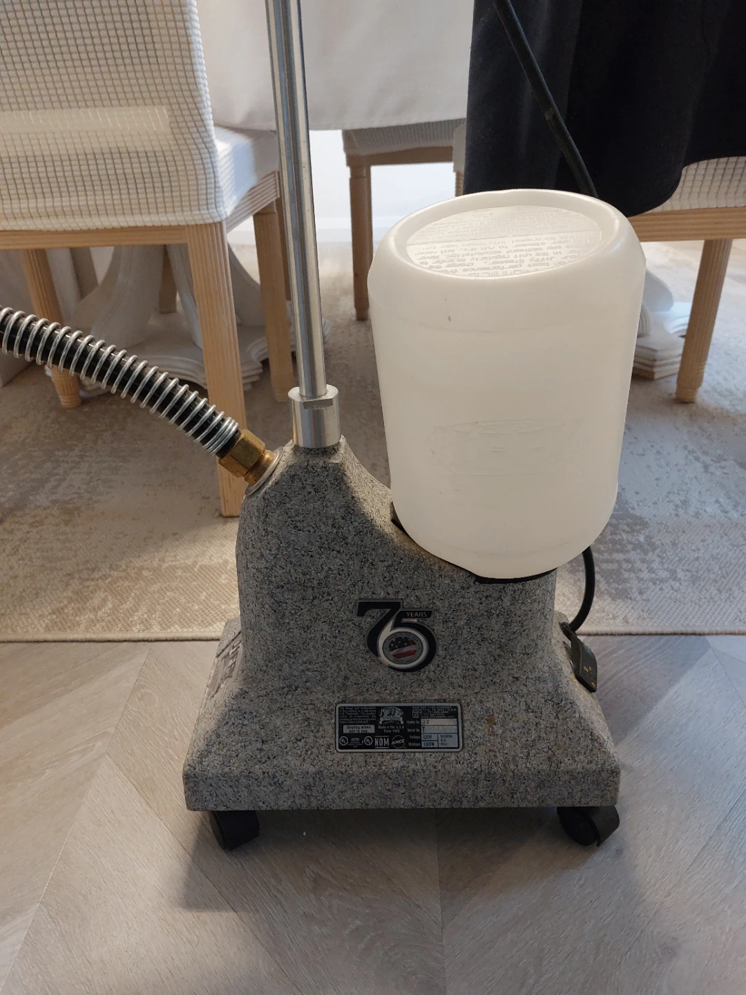 Commercial Garment Steamer with Rolling Base