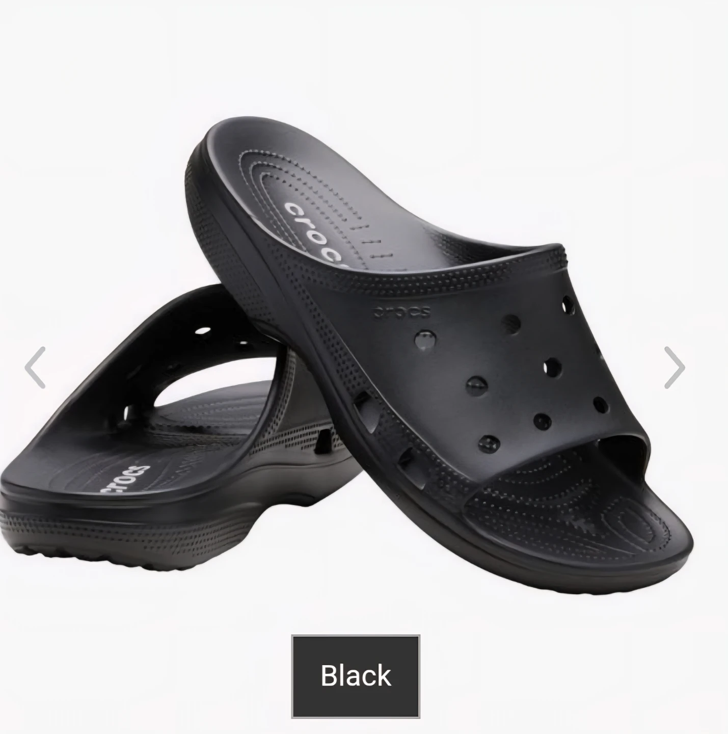 Crocs Black Slides M8 - photo 2