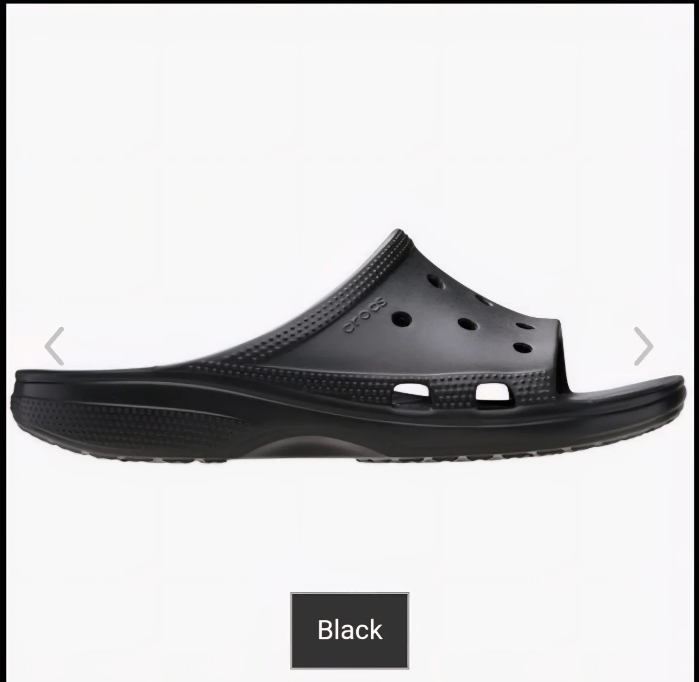 Crocs Black Slides M8 - photo 3