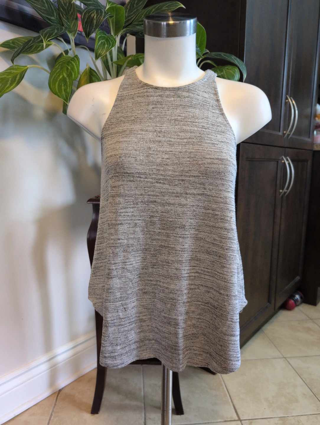 Dynamite Grey Heathered Tank Top - Size P/S