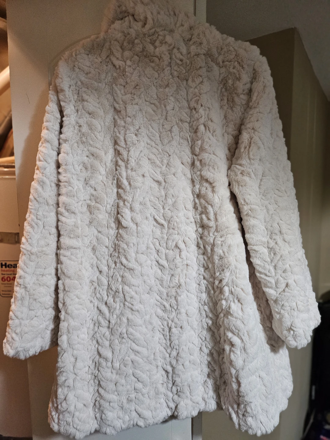 Joseph Ribkoff Faux Fur Coat - Cream - M/M - photo 2