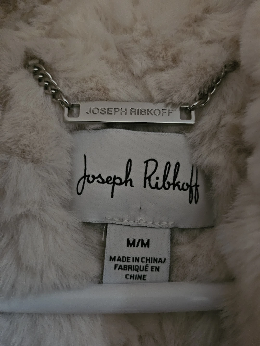 Joseph Ribkoff Faux Fur Coat - Cream - M/M - photo 3