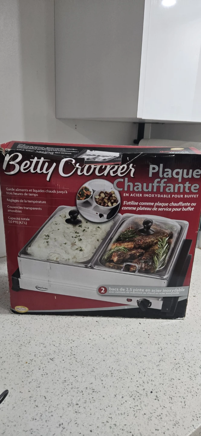 Betty Crocker Stainless Steel Buffet Server Plate Chauffe - photo 3