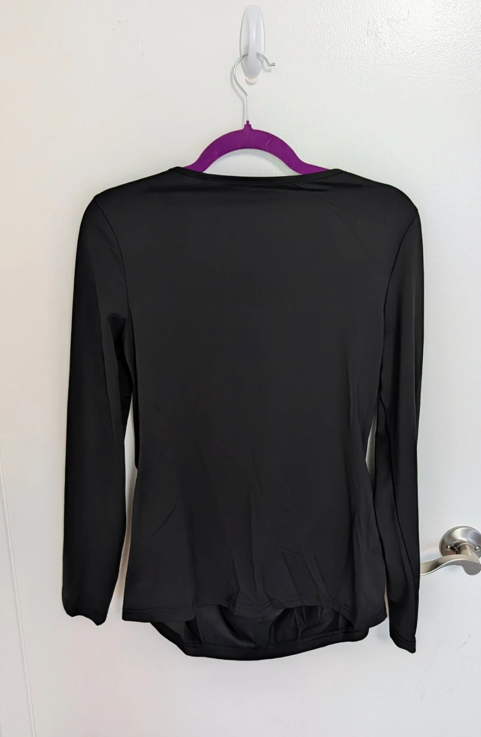 Maternity Black Long Sleeve Top - Women's Size Large - photo 3