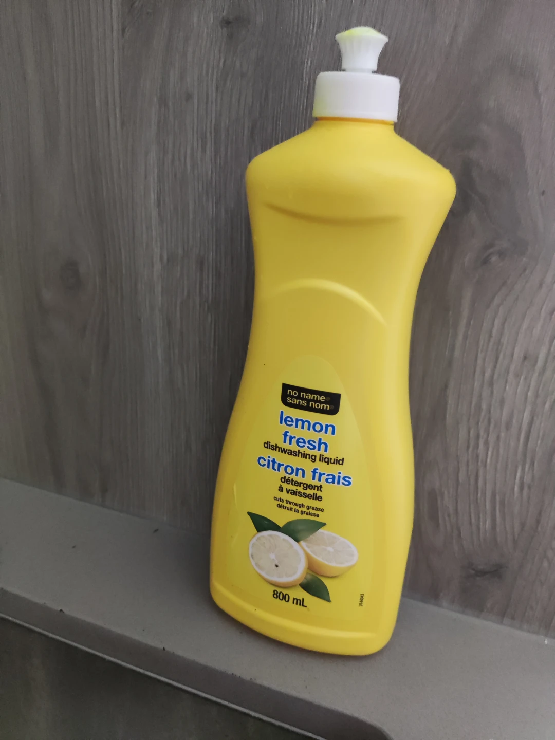 No Name Lemon Fresh Dishwashing Liquid, 800 mL