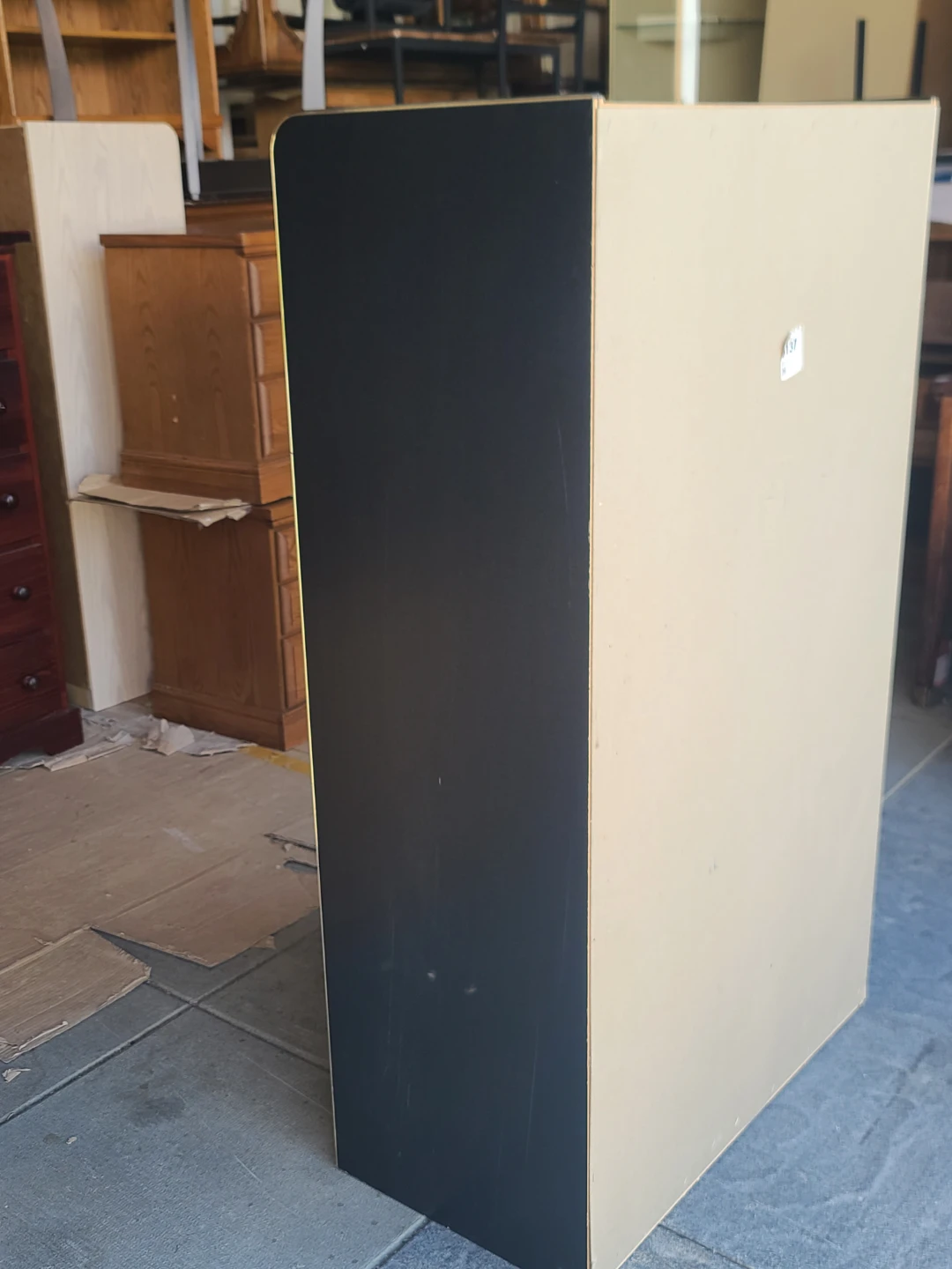 Black Armoire Cabinet with Drawers - photo 4