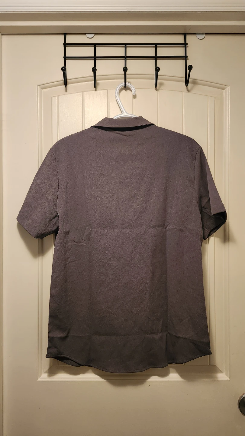 JMierr Short Sleeve Button Up Shirt - Grey - photo 2