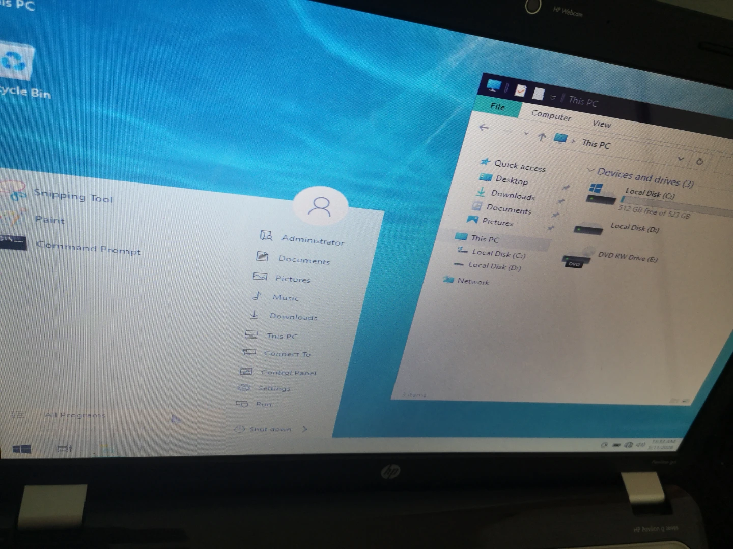 15" HP Pavilion G6 Laptop, 6GB Ram, 512GB harddrive - photo 2
