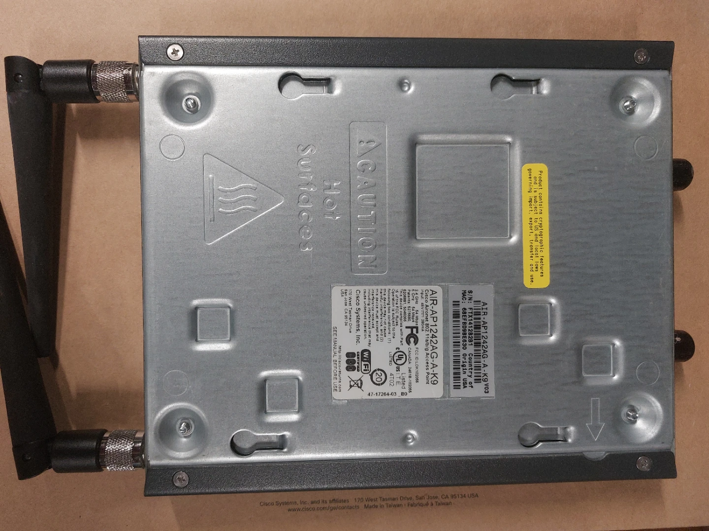 Cisco AIR-AP1242AG-K9 Wireless Access Point - photo 2