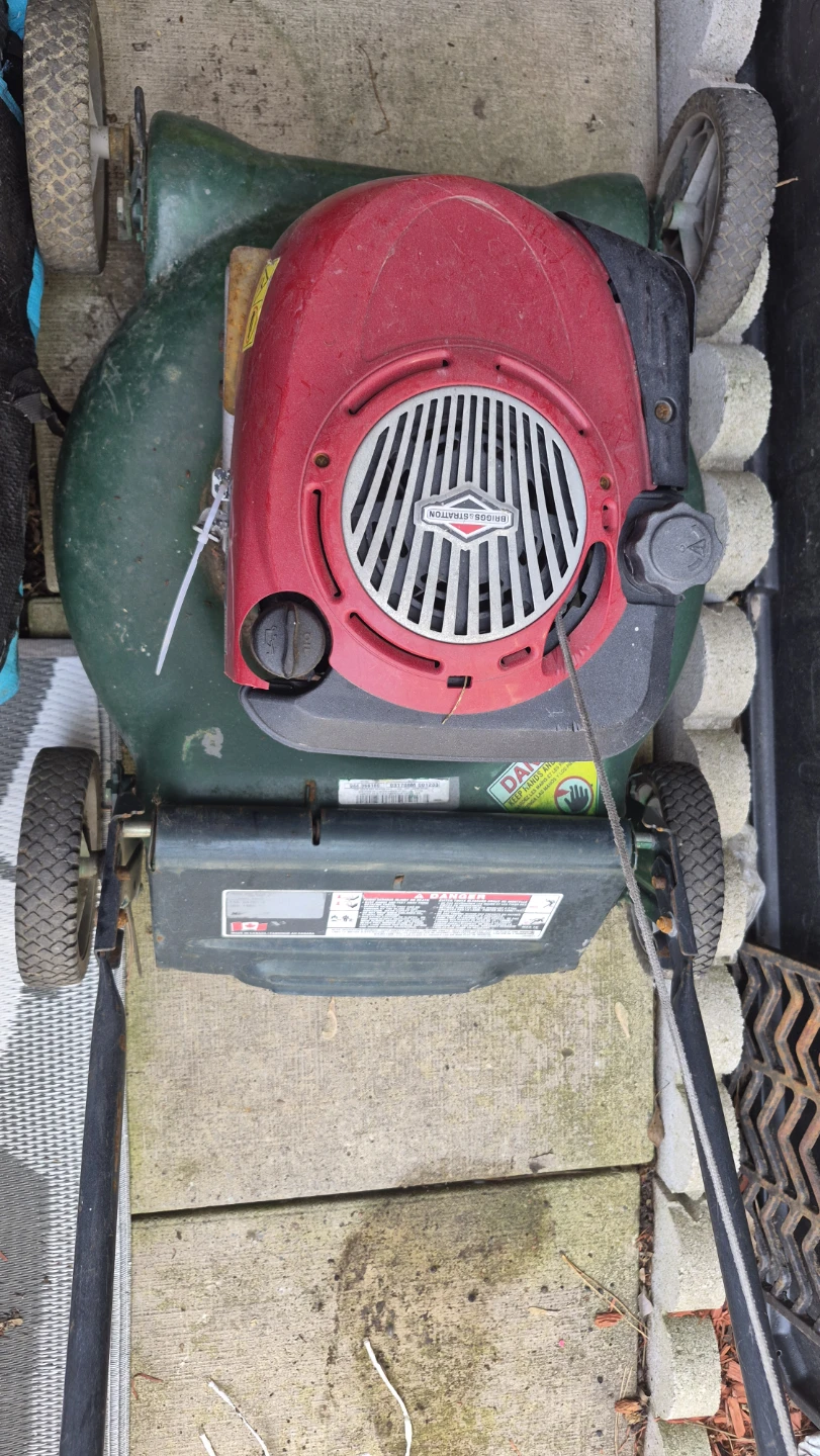 Briggs & Stratton lawn mower.