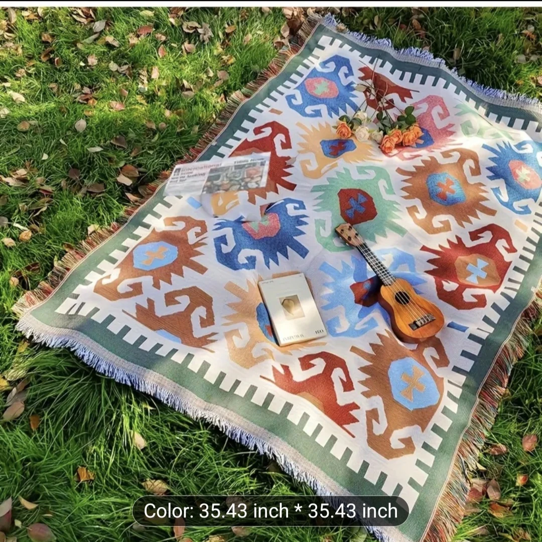 Tribal Pattern Throw Blanket - photo 2