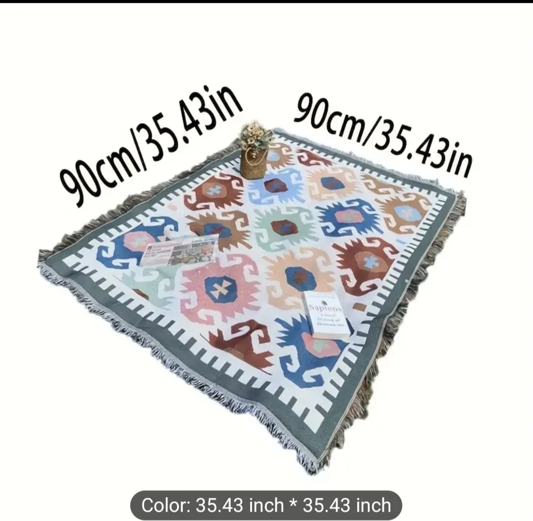 Tribal Pattern Throw Blanket - photo 3