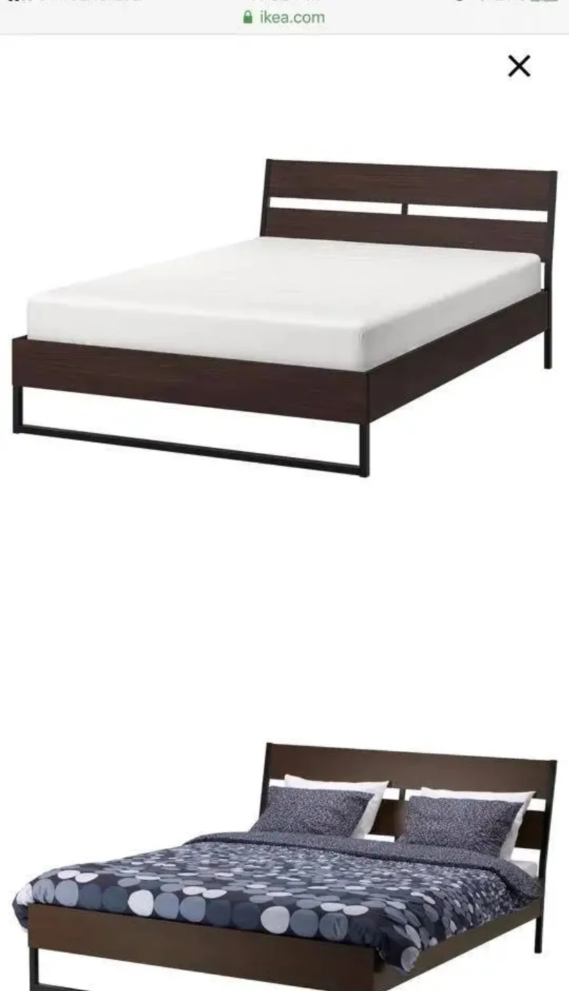 IKEA Bed Frame - Dark Brown