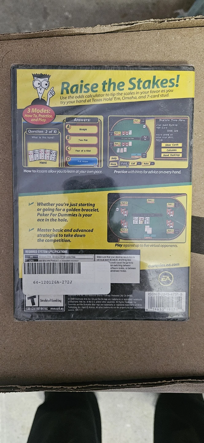 Poker for Dummies DVD - photo 2