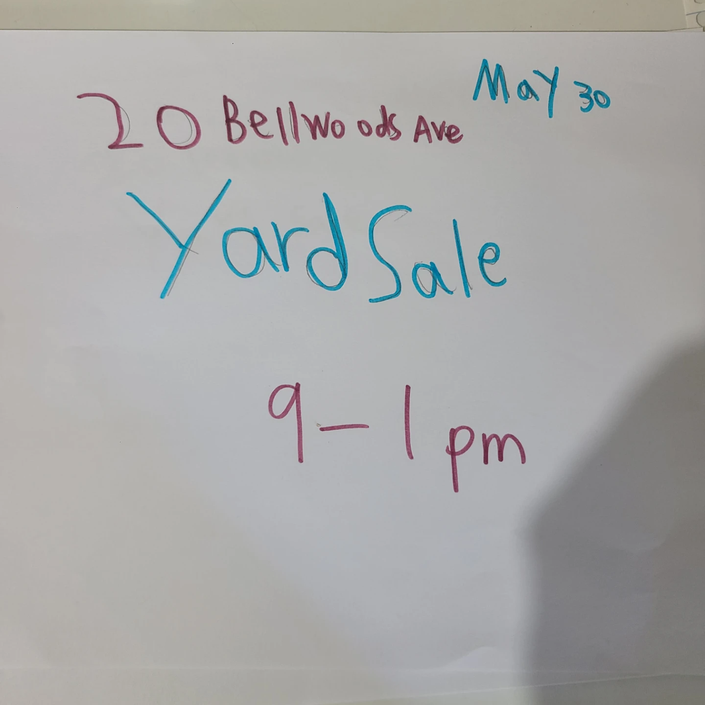 Yard Sale at 20 Bellwoods Ave