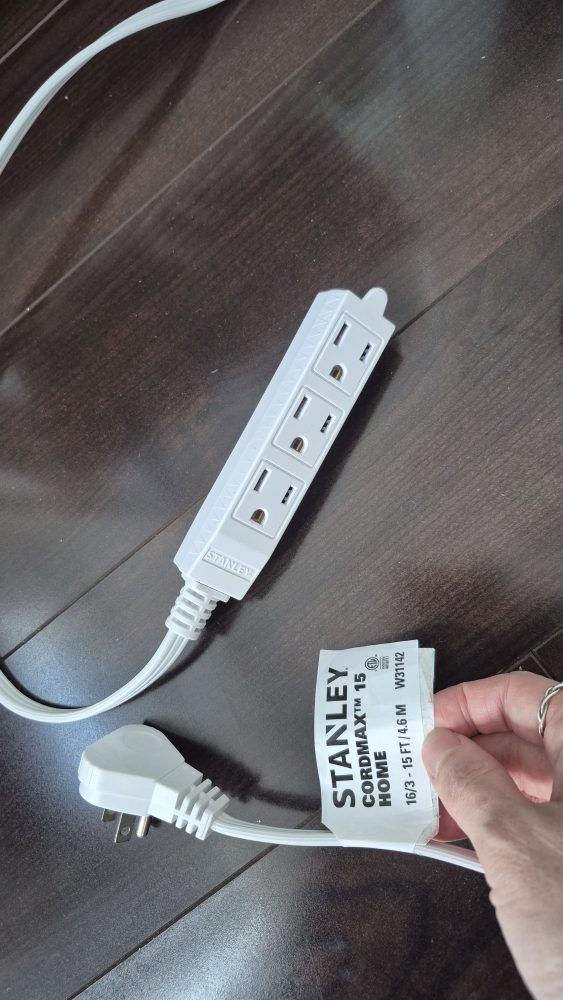 Stanley CordMax 15 Home 3-Outlet Extention Cord - 15 ft - photo 2