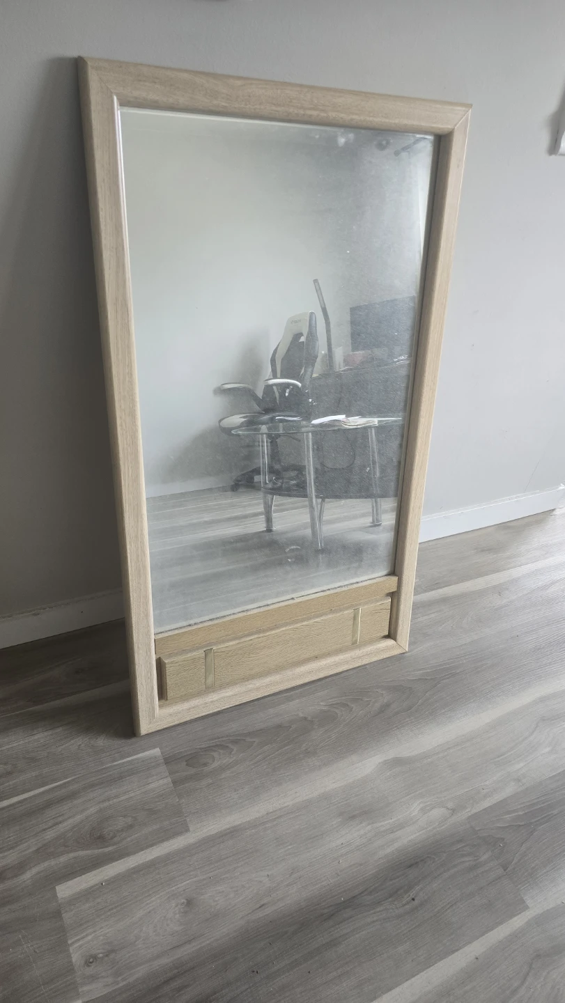 Wood Framed Mirror - photo 2