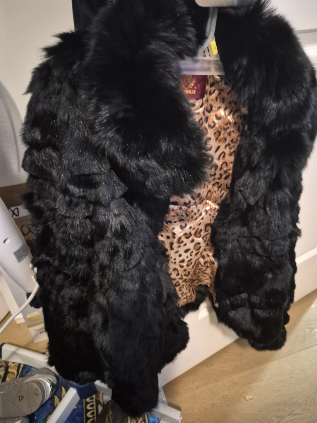 Black Fur Jacket - photo 3