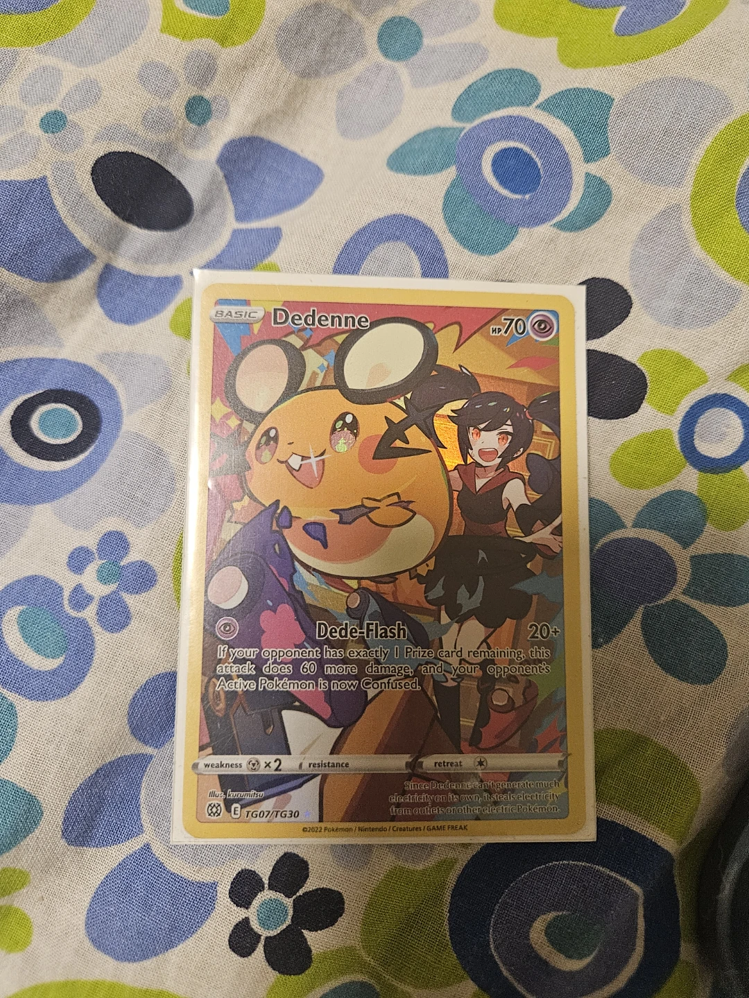 Pokemon Dedenne TG07/TG30 Trading Card