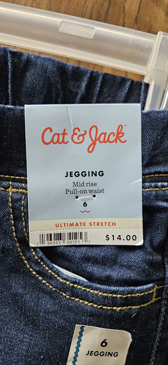 Cat & Jack Girls Jegging Size 6 - photo 4