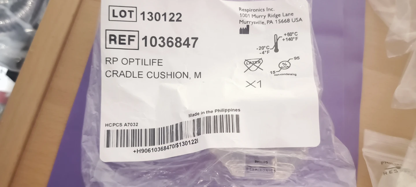 Philips Respironics RP Optilife Cradle Cushion, Size M