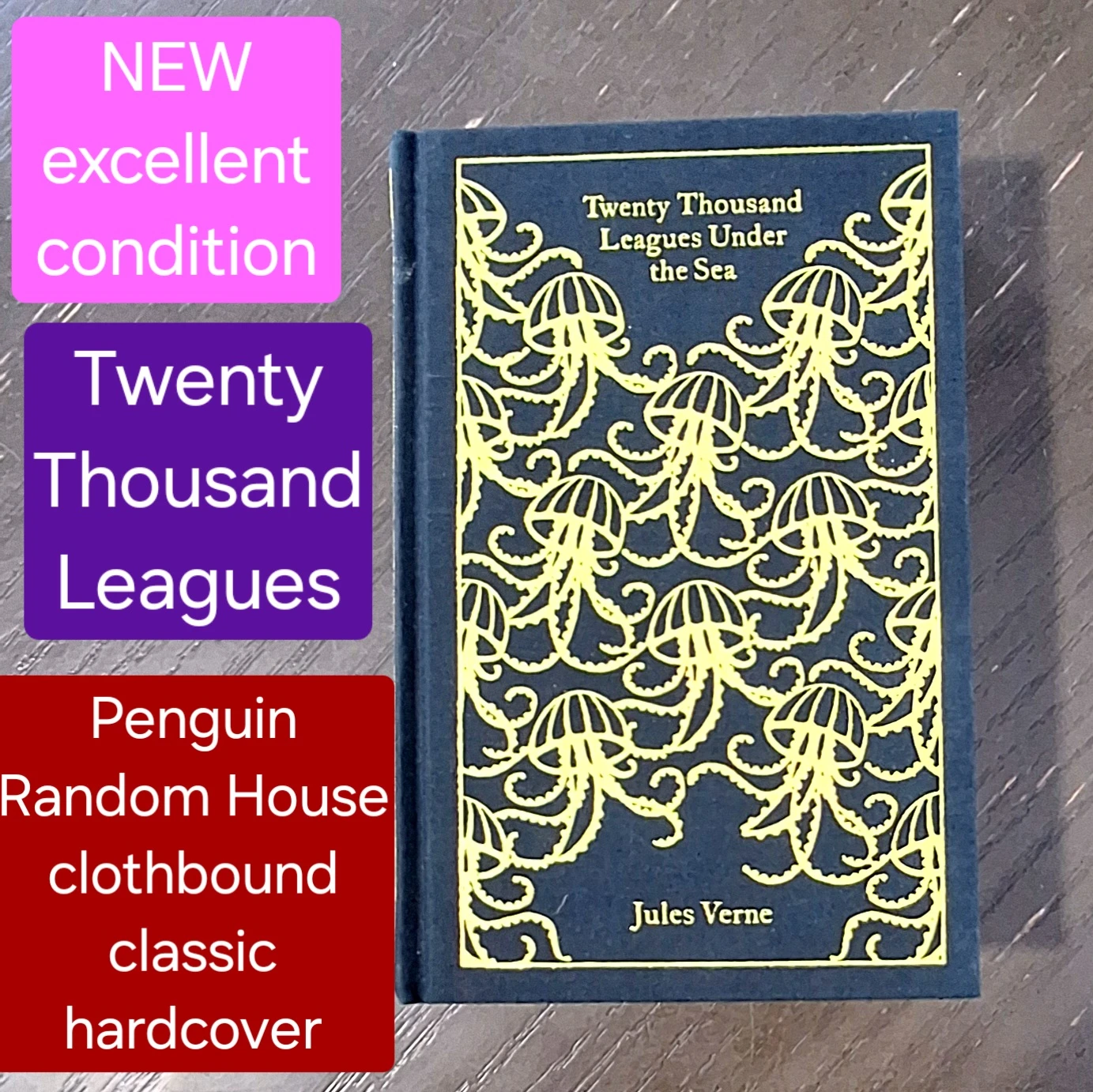 Twenty Thousand Leagues - clothbound classic hardcover book