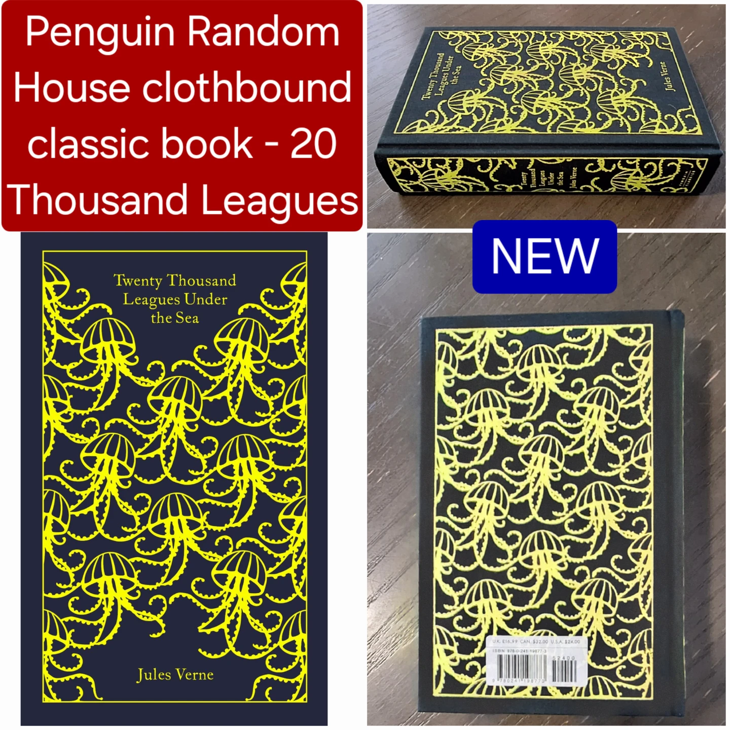 Twenty Thousand Leagues - clothbound classic hardcover book - photo 2