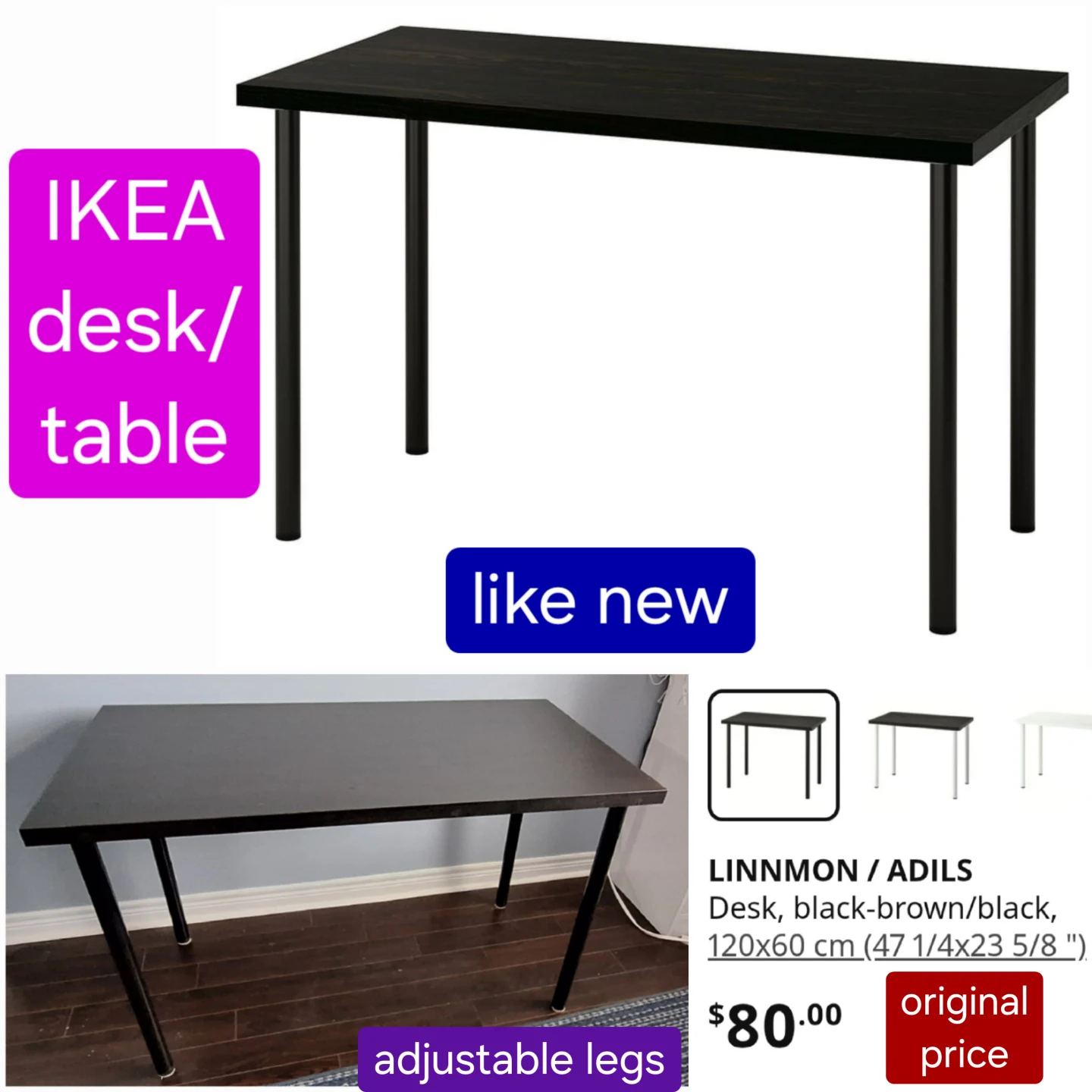 IKEA desk/table - like new