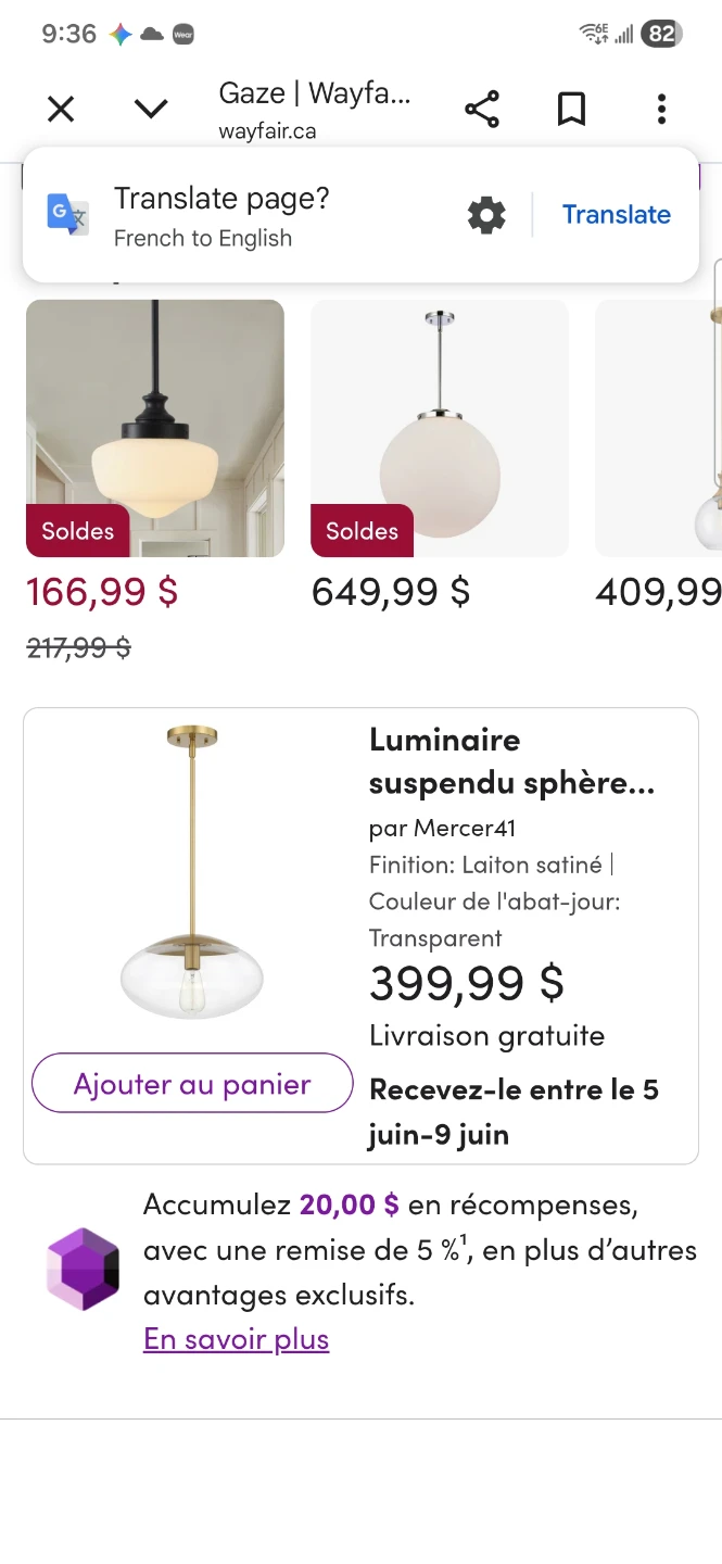 Mercer41 Saturn Pendant Light