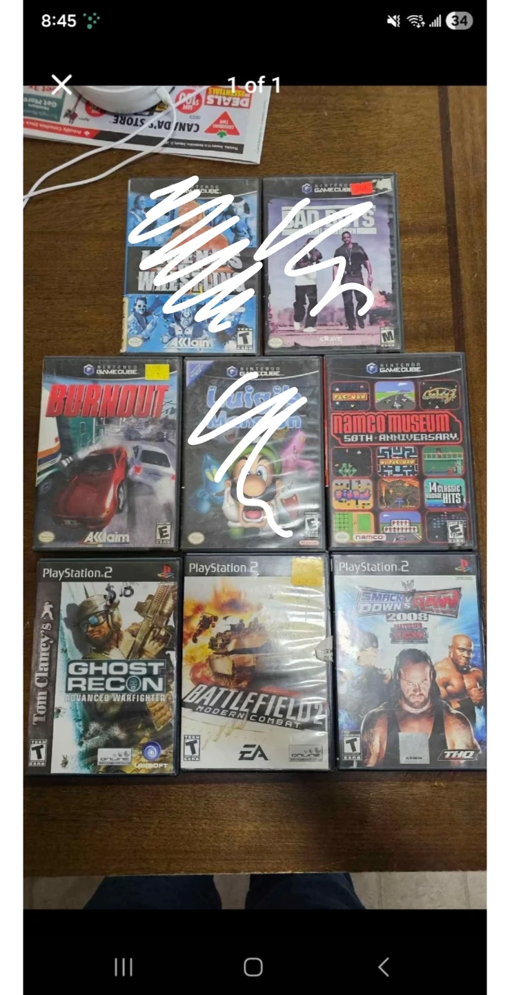 Nintendo GameCube & PlayStation 2 Video Games Bundle