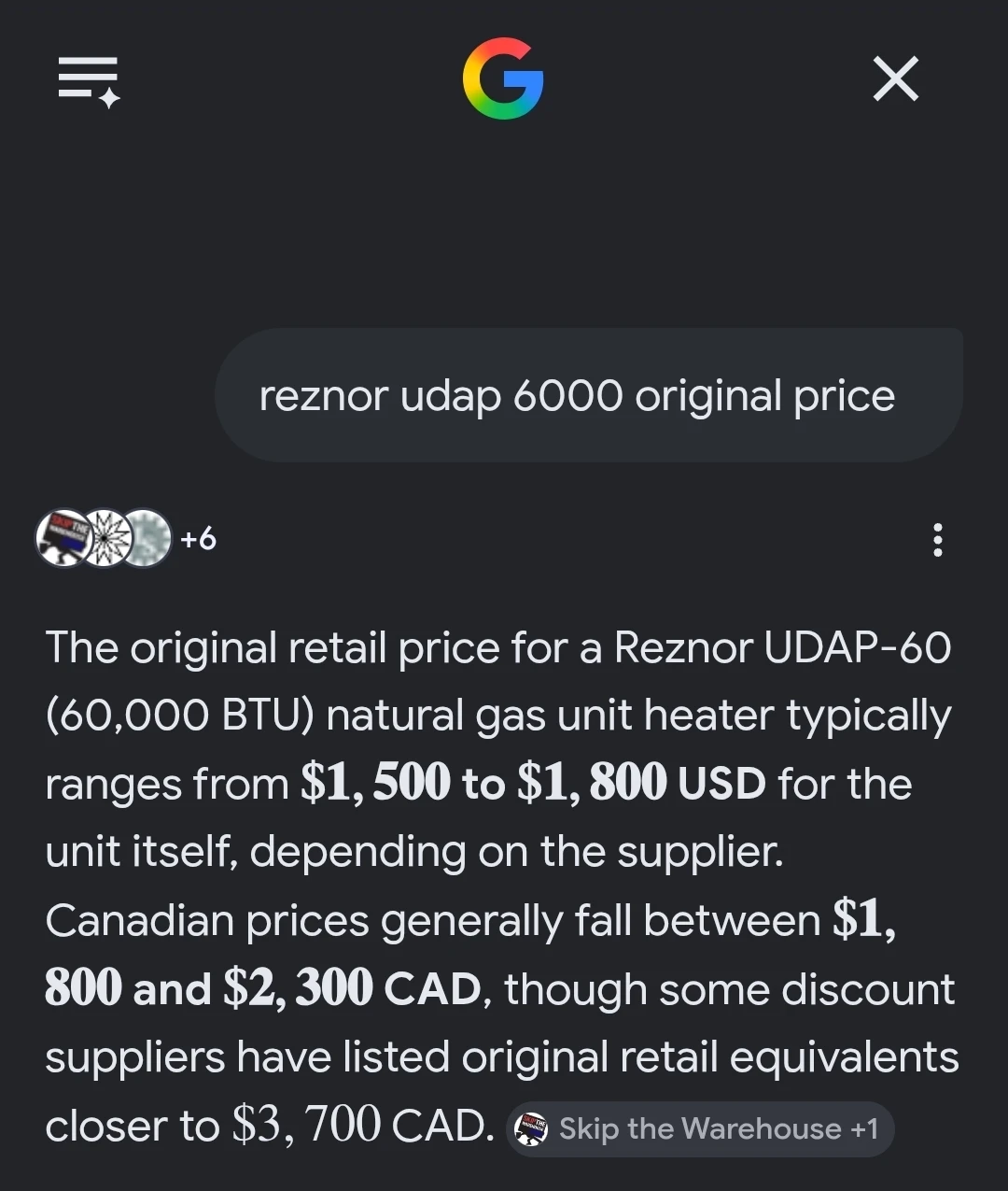 Reznor UDAP-60 Gas Unit Heater - photo 5