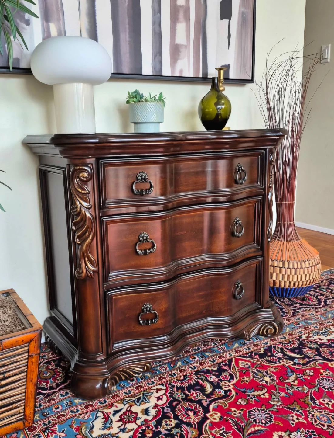 Brand New In Box 3 Drawer Gothic Style Dresser With 3 Drawers - photo 2