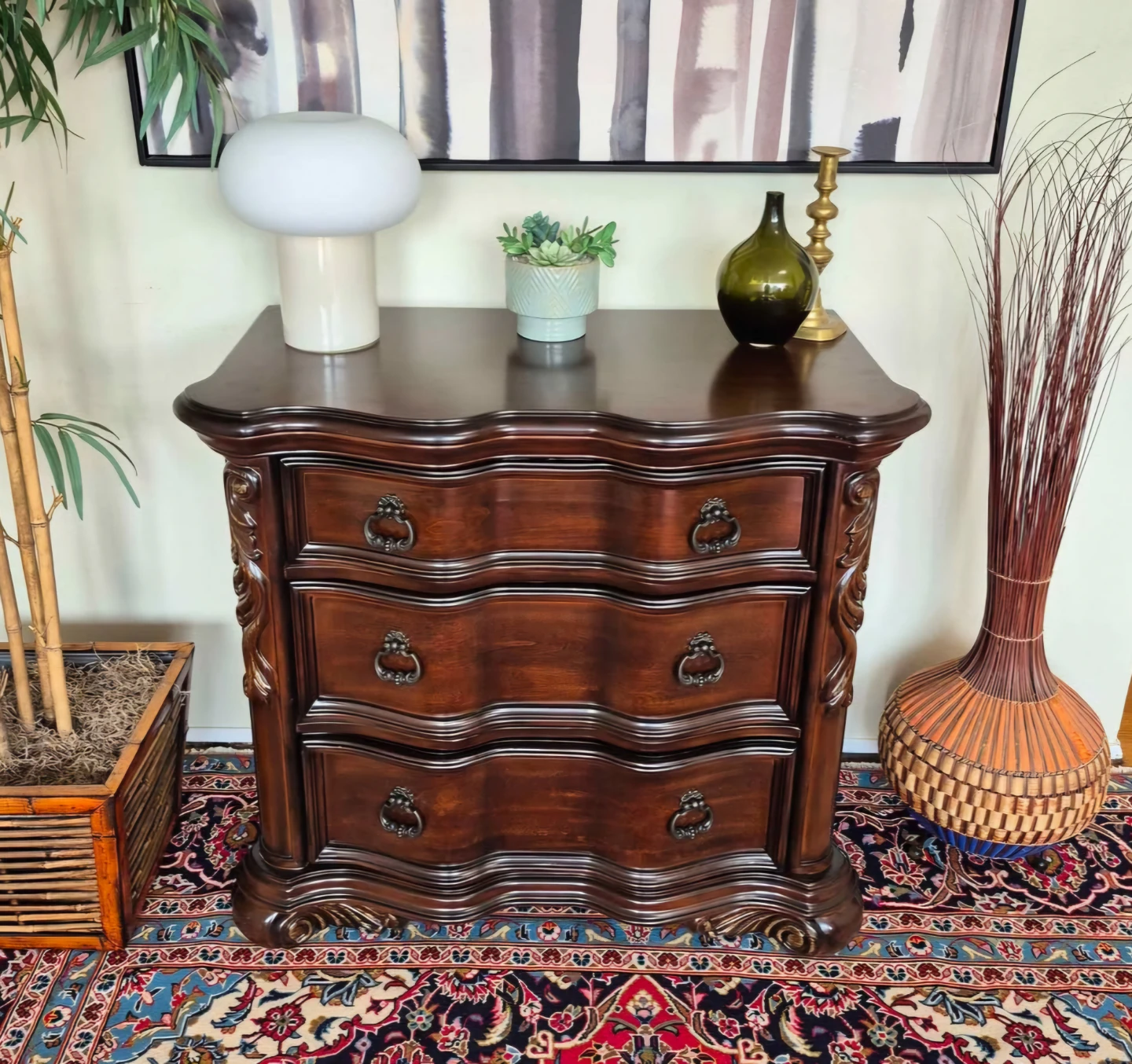 Brand New In Box 3 Drawer Gothic Style Dresser With 3 Drawers - photo 3