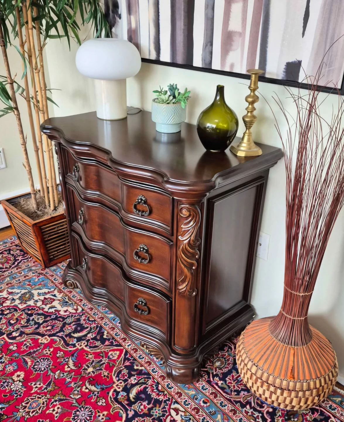 Brand New In Box 3 Drawer Gothic Style Dresser With 3 Drawers - photo 4