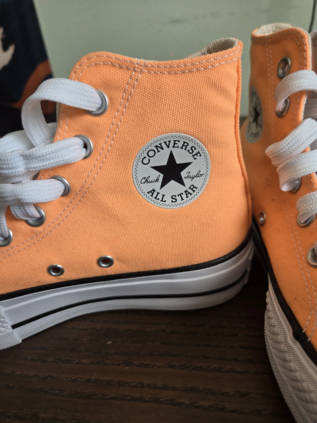 Converse All Star High Top Sneakers - Bright Orange
