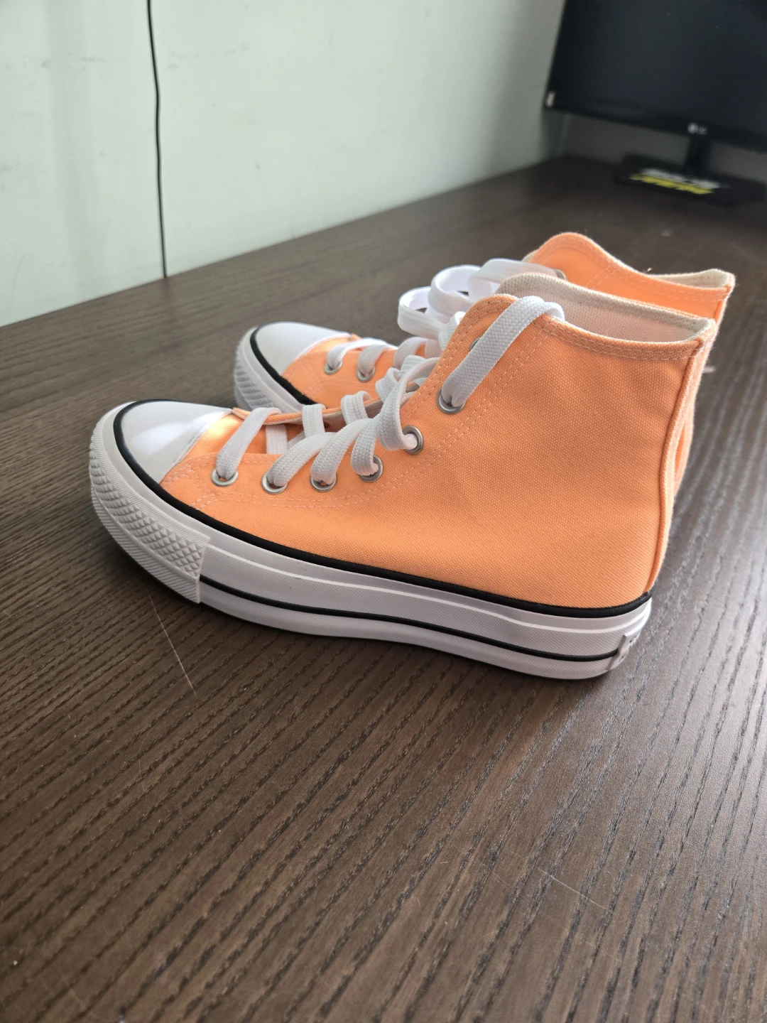 Converse All Star High Top Sneakers - Bright Orange - photo 2