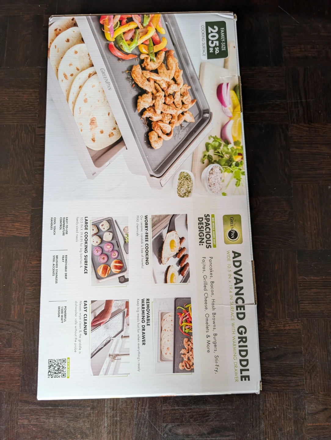 Brand New GreenPan Advanced Griddle with Warming Drawer - photo 2