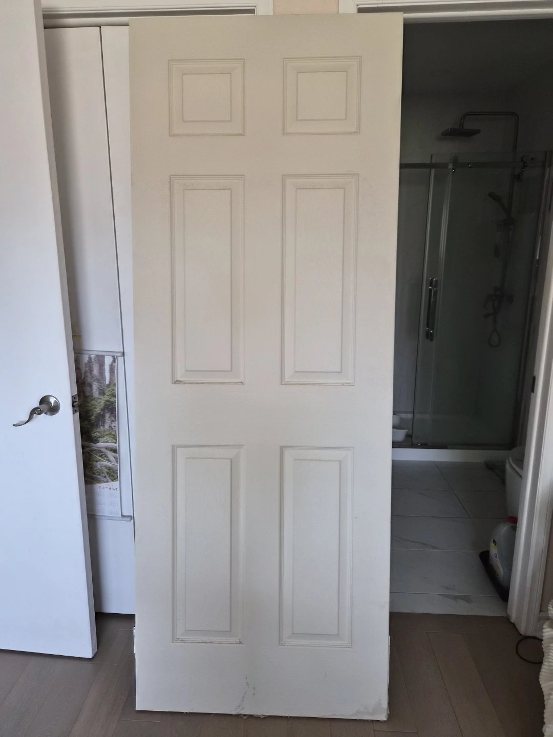 3 new doors White 6-Panel Interior Door