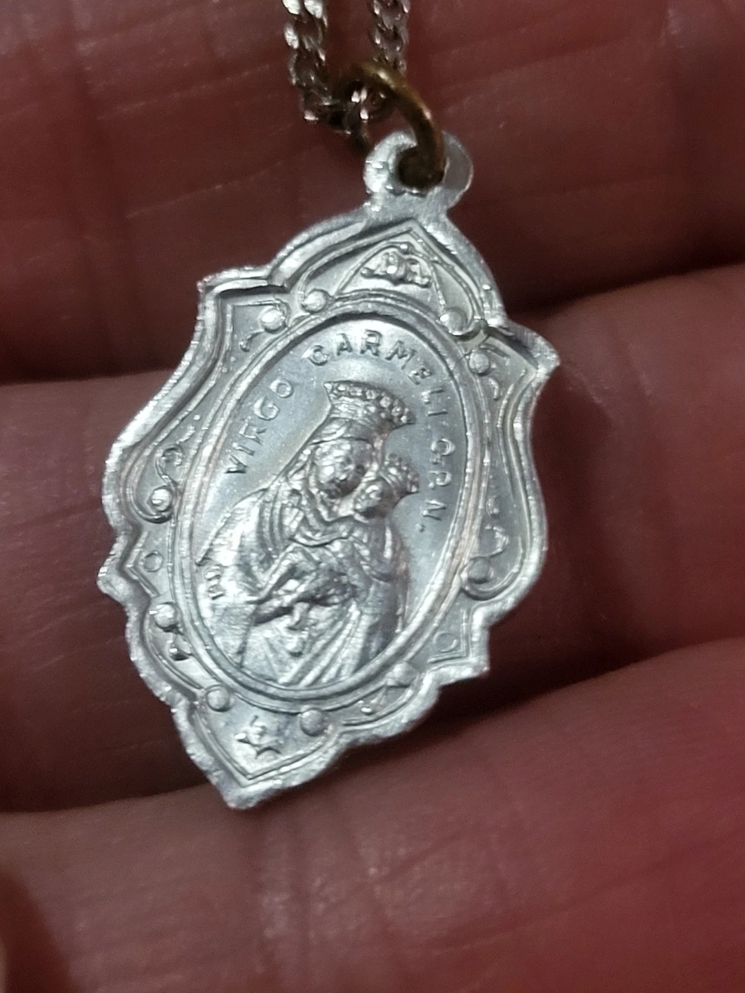 Silver Tone Miraculous Medal Necklace - photo 2