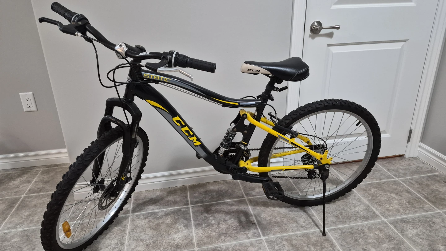 CCM Static Mountain Bike - Black & Yellow - photo 3