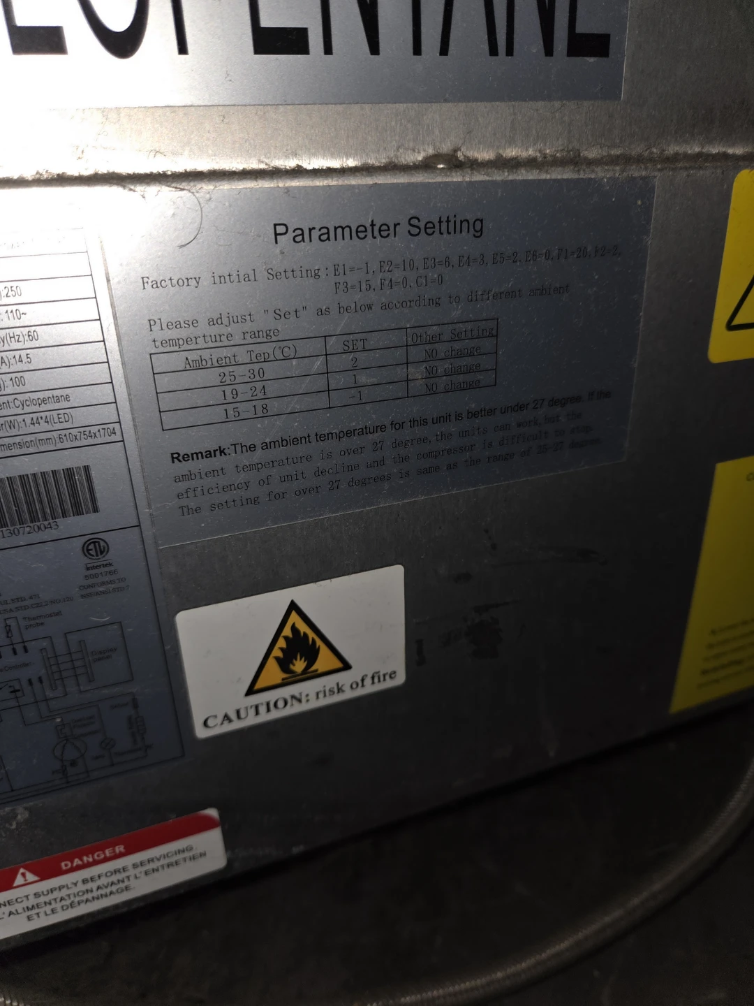 Sell Omcan 250L Refrigerated Showcase Display Fridge - photo 3